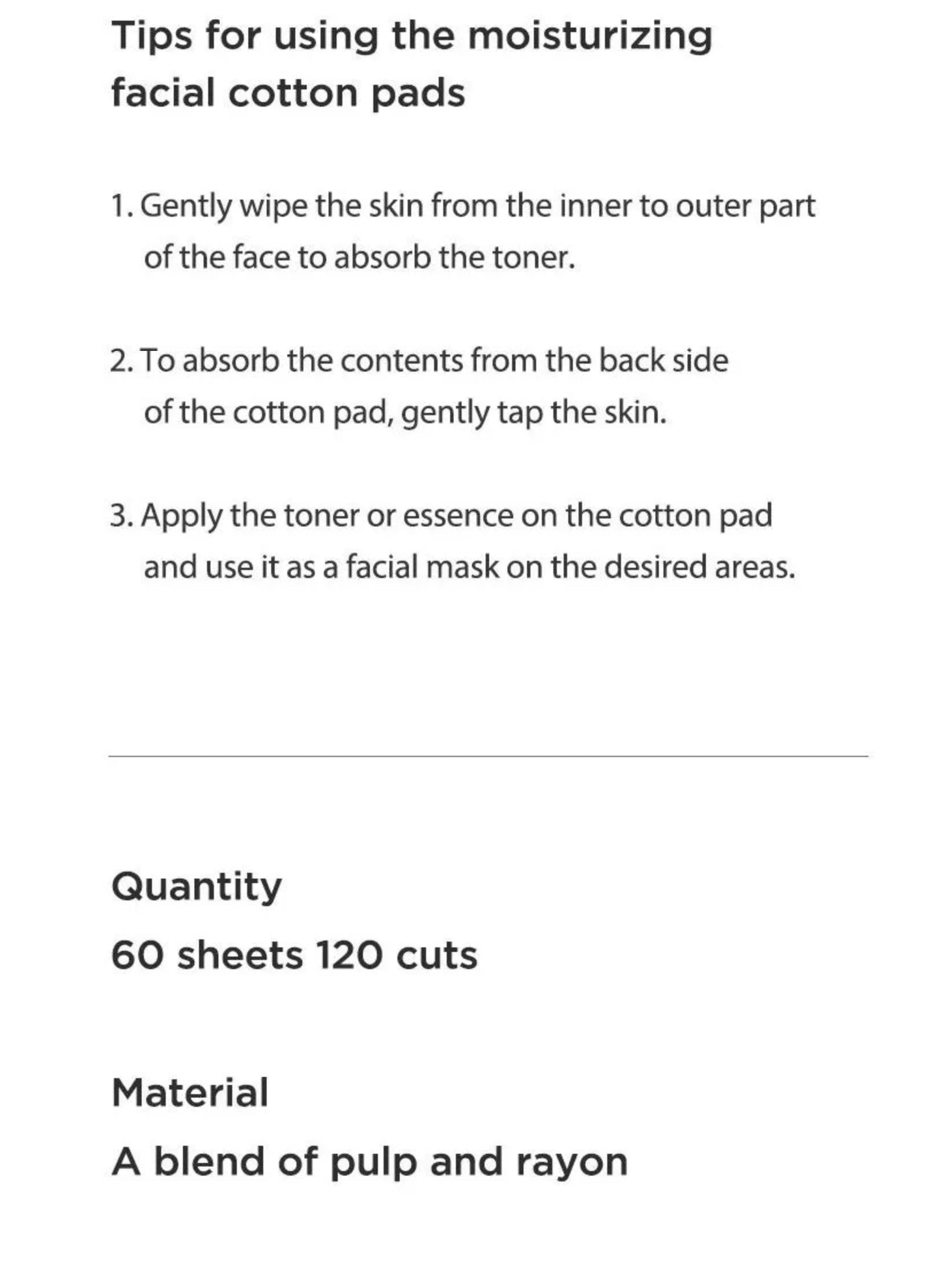 Anua - Cotton Pad For Toner 60pcs.