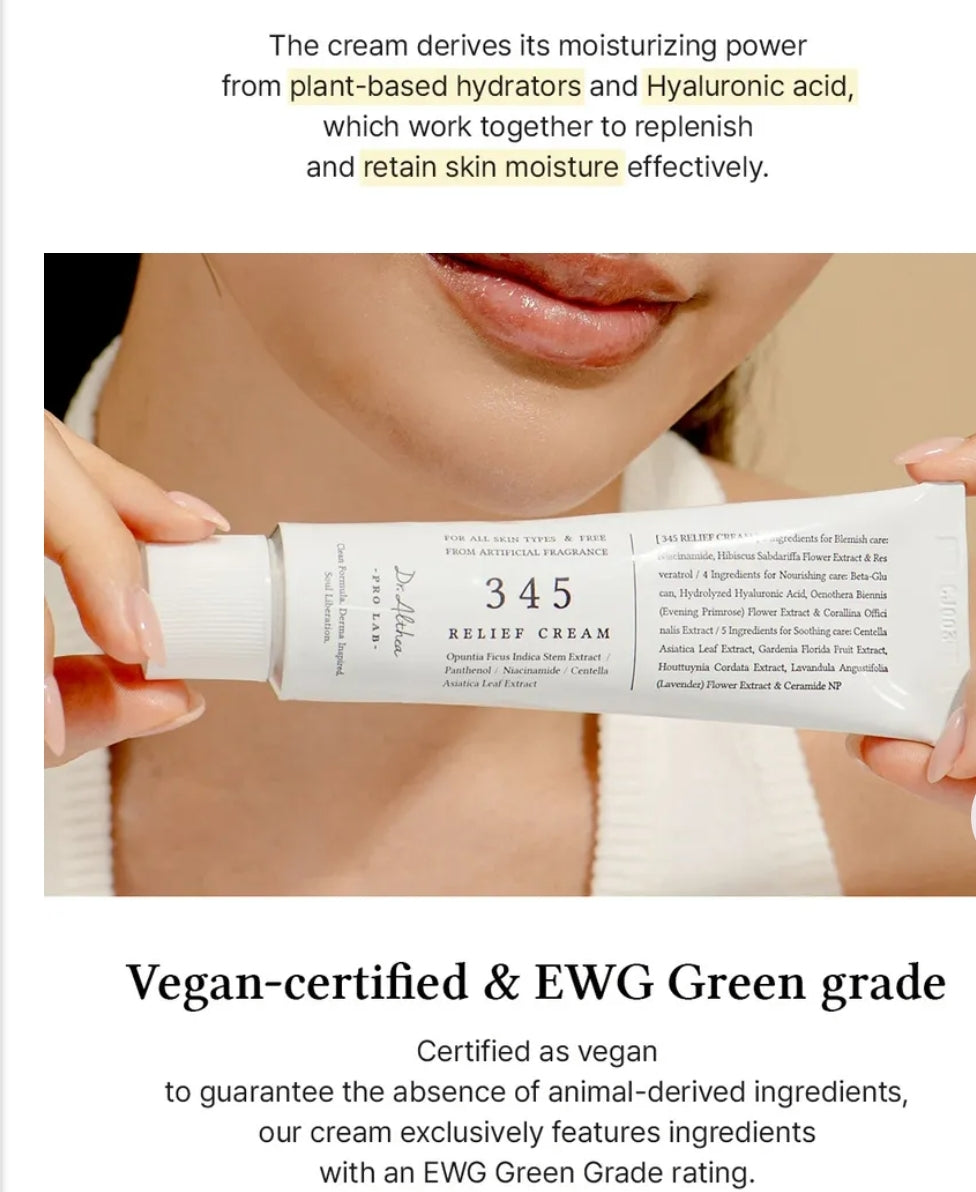 Dr. Althea - 345 Relief Cream CPNP Notified 50 ml