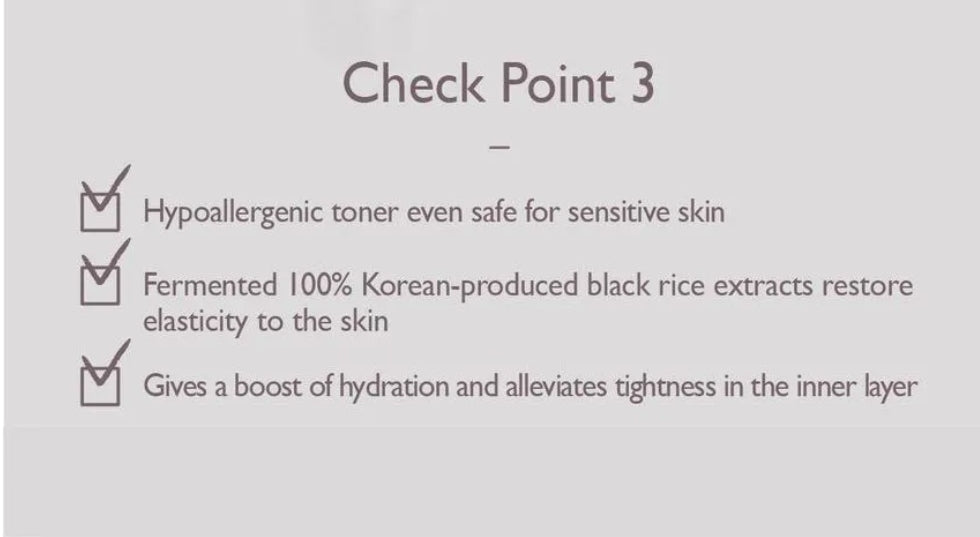 Haruharu WONDER - Black Rice Hyaluronic Toner Fragrance Free CPNP Notified 150ml