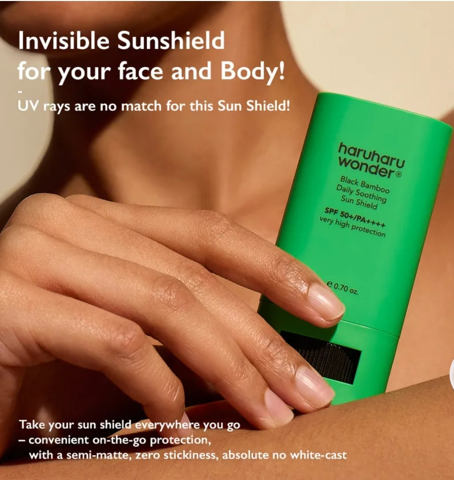 Haruharu WONDER - Black Bamboo Daily Soothing Sun Shield CPNP Notified 20g
