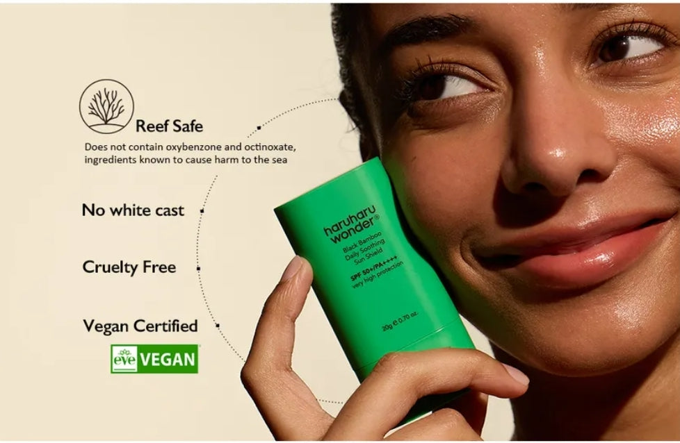Haruharu WONDER - Black Bamboo Daily Soothing Sun Shield CPNP Notified 20g