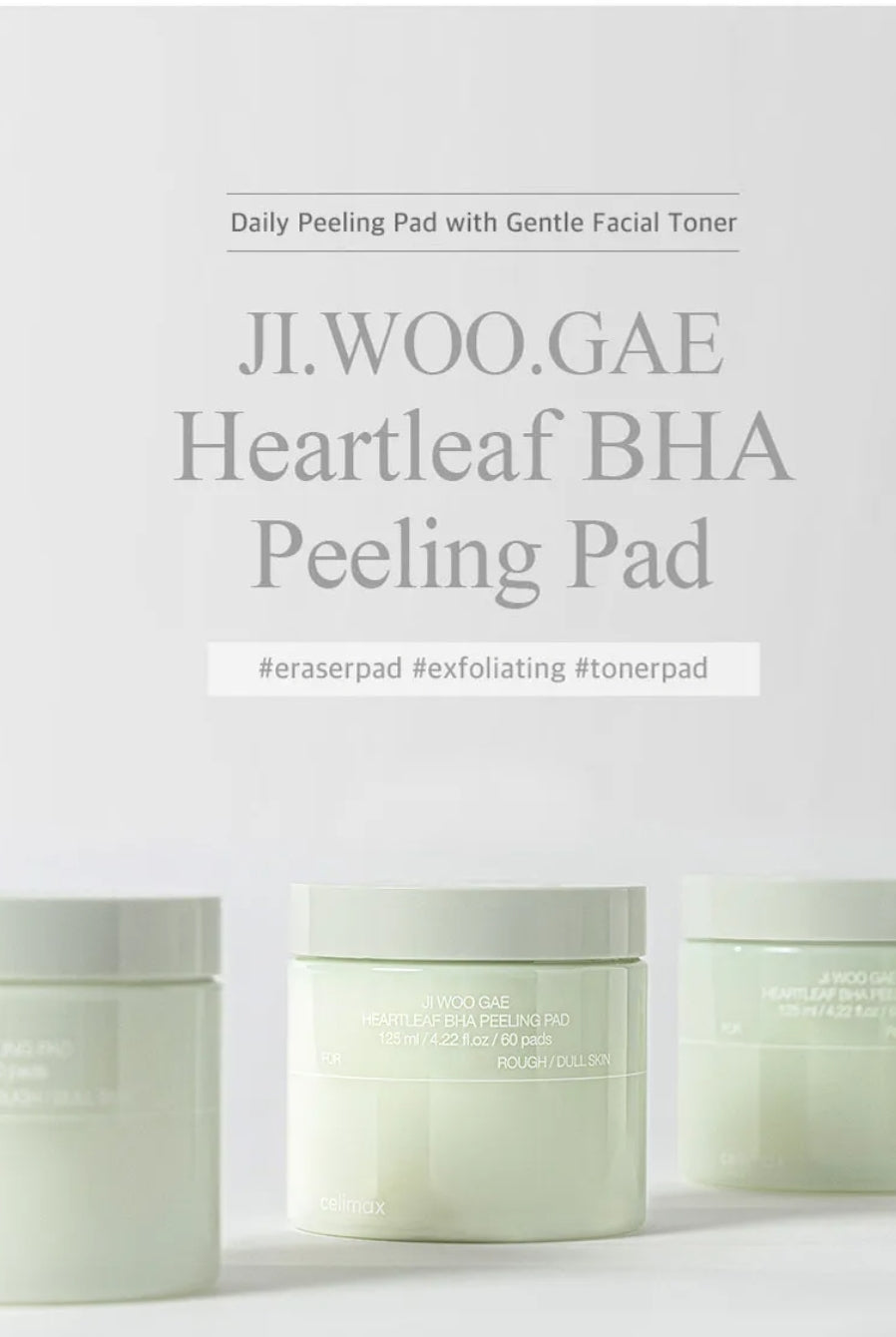 celimax - JIWOOGAE Heartleaf BHA Peeling Pad