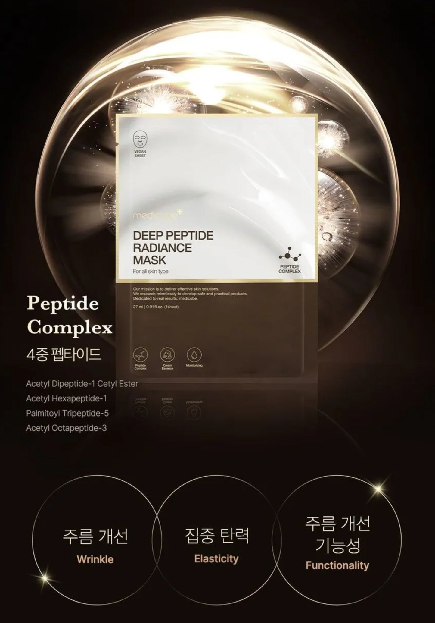 medicube - Deep Peptide Radiance Mask