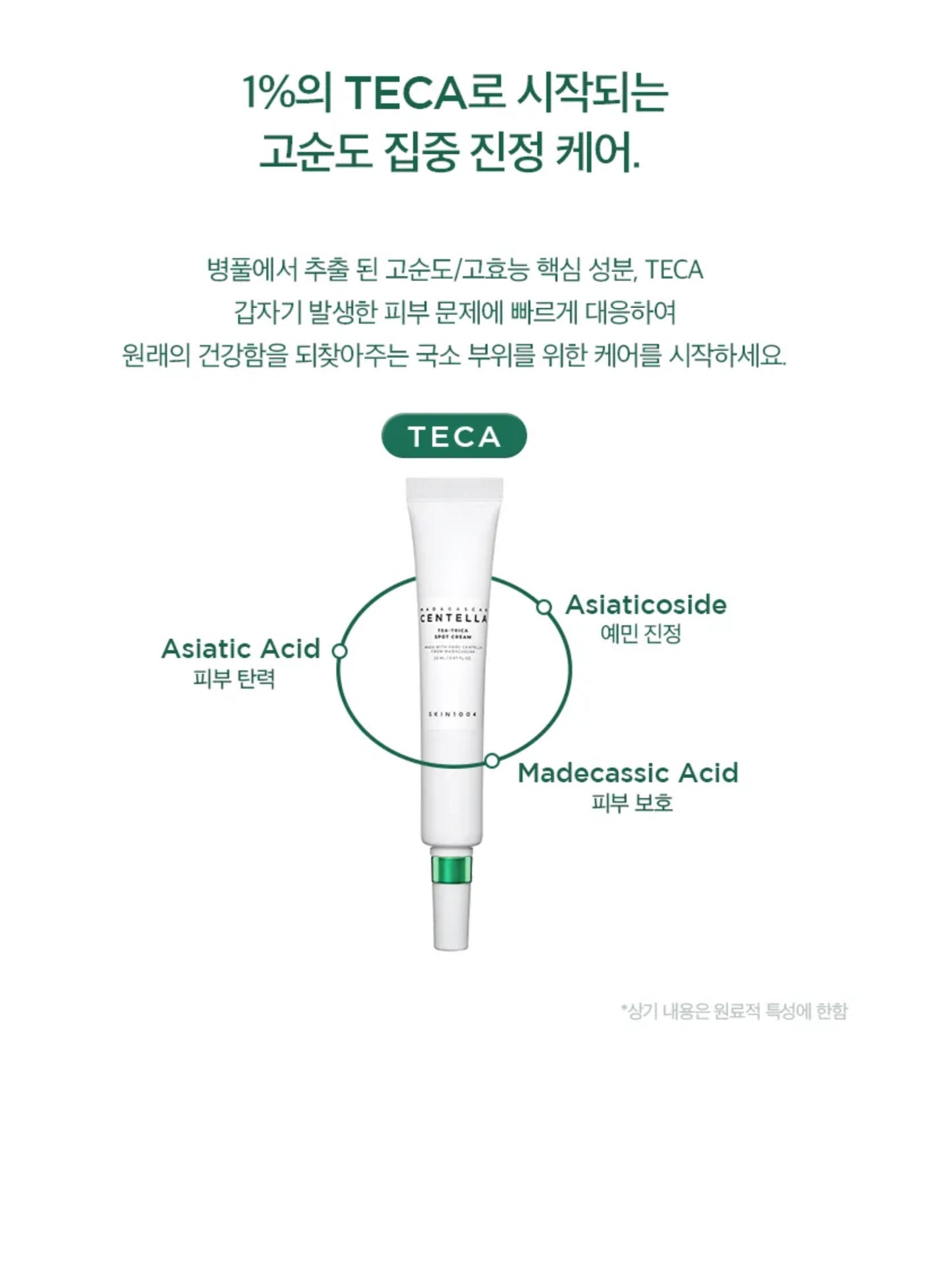 SKIN 1004 - Madagascar Centella Tea-Trica Spot Cream 20ml