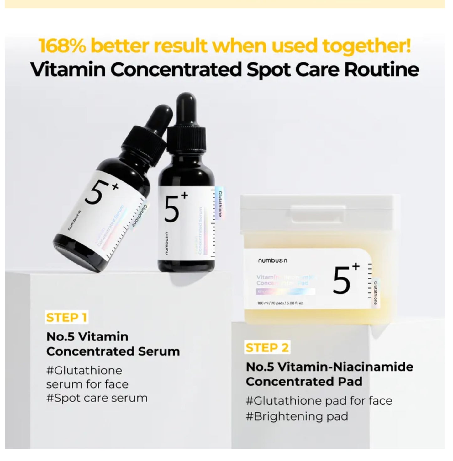 numbuzin - No.5 Vitamin Concentrated Serum 30ml