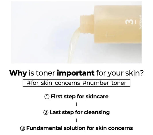 numbuzin - No. 3 Super Glowing Essence Toner 200ml