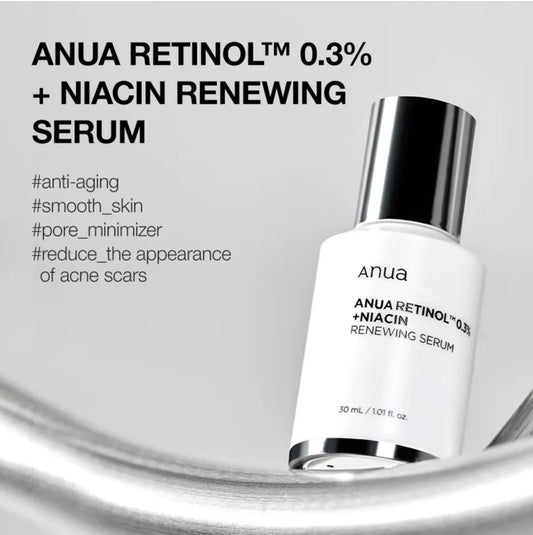 Anua - Retinol 0.3% + Niacin Renewing Serum 30 ml