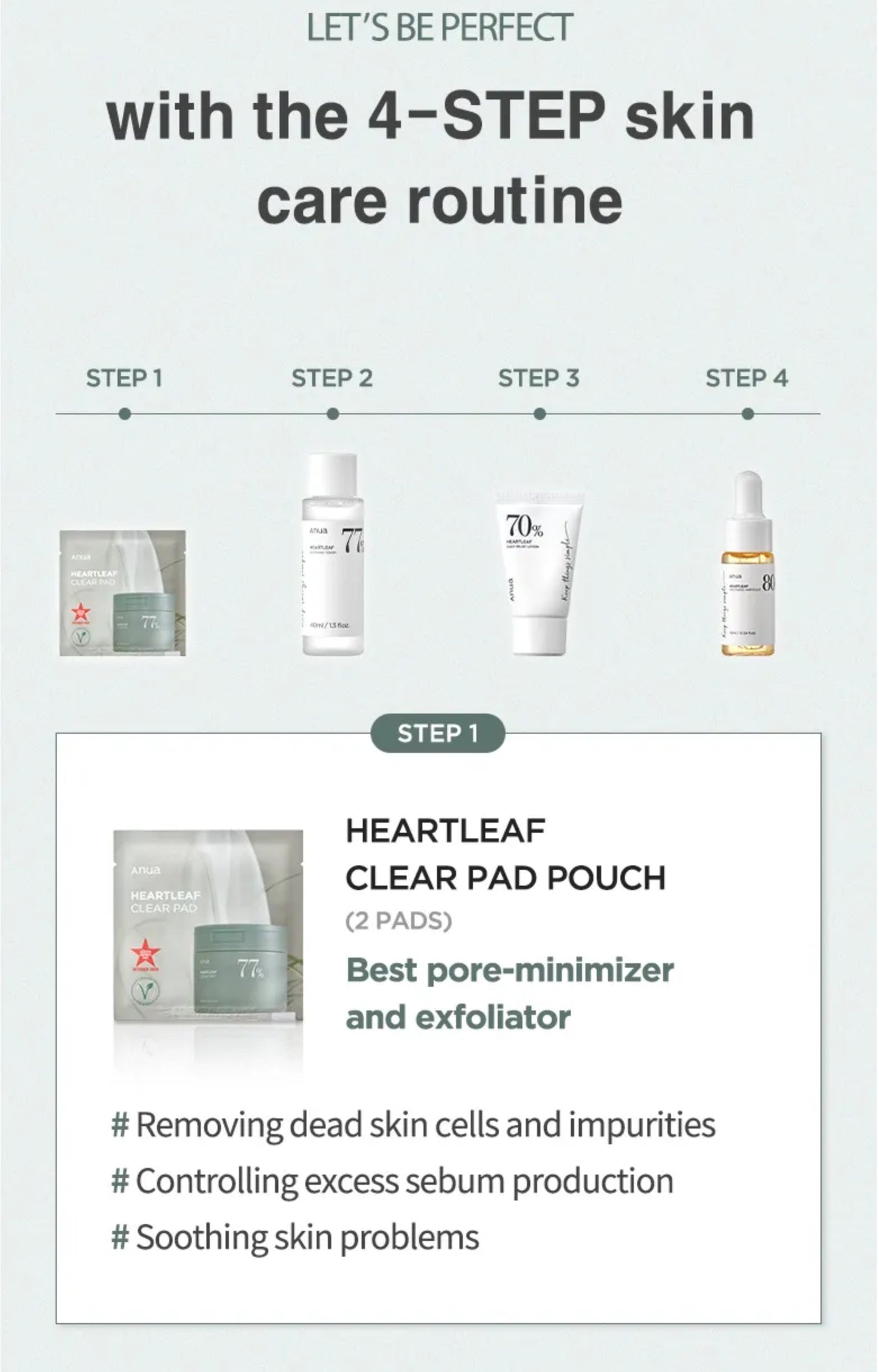 Anua - Heartleaf Soothing Trial Kit