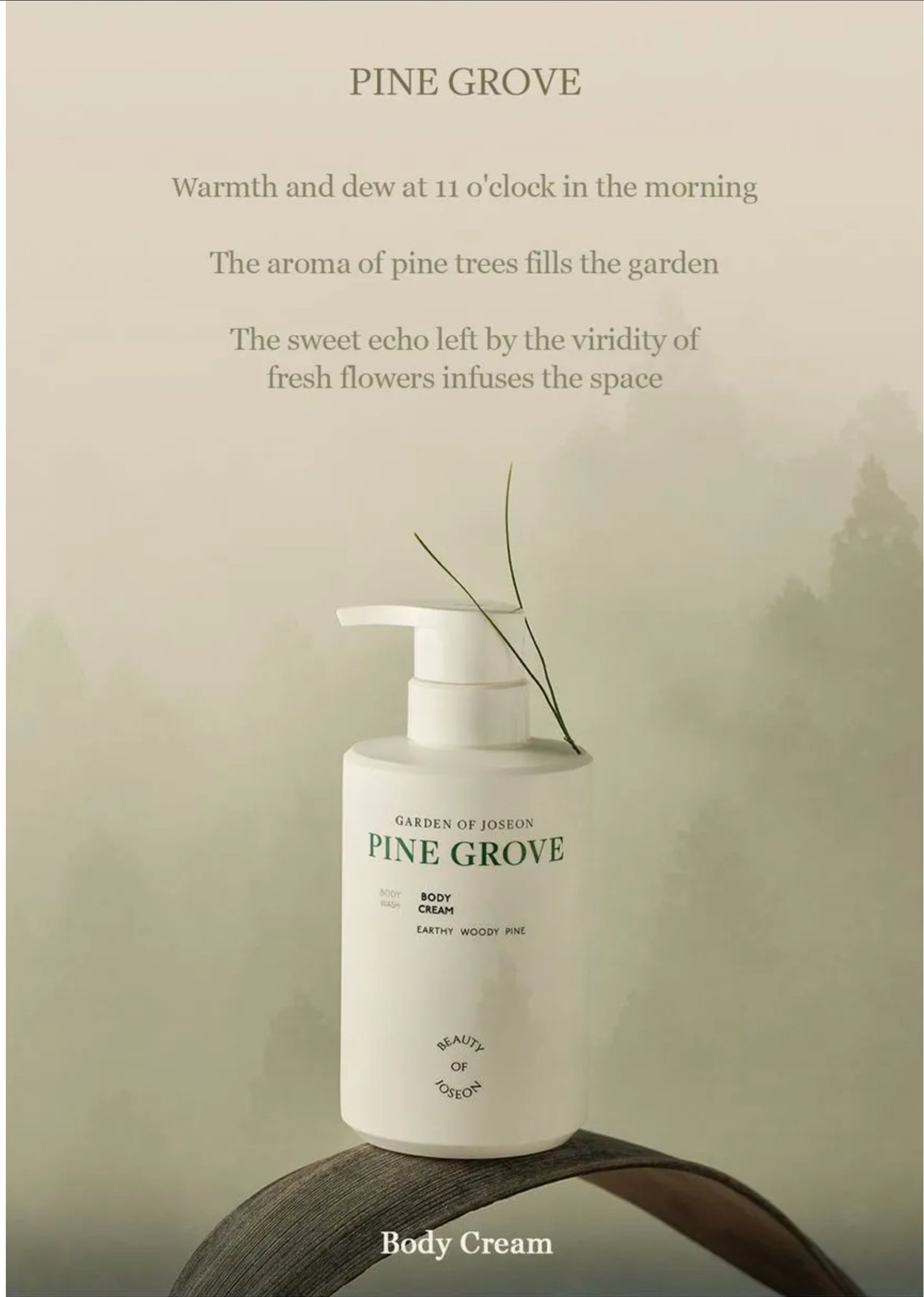 Beauty of Joseon - Garden of Joseon Pine Grove Body Cream 400ml