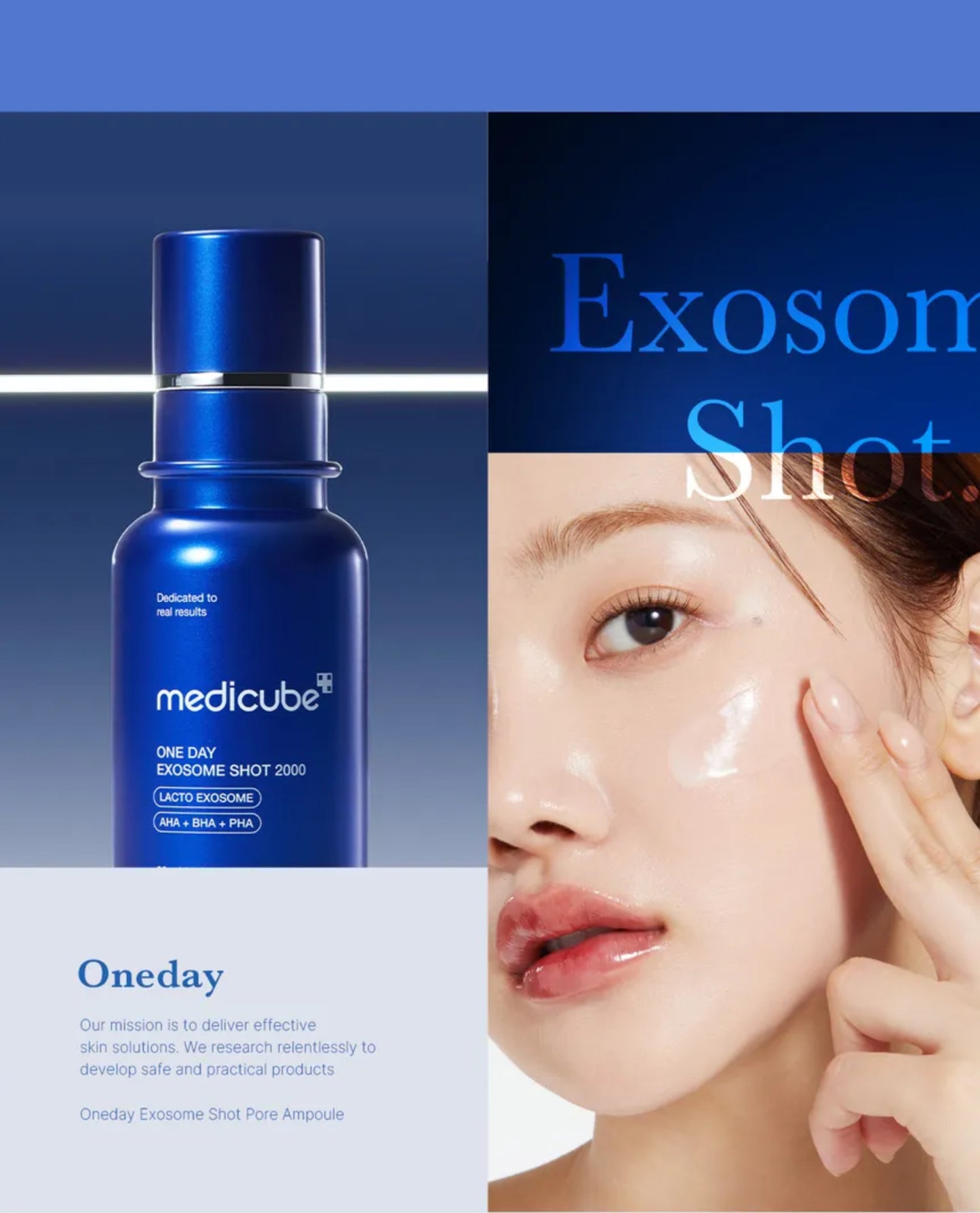 medicube - One Day Exosome Shot Pore Ampoule 7500 30ml