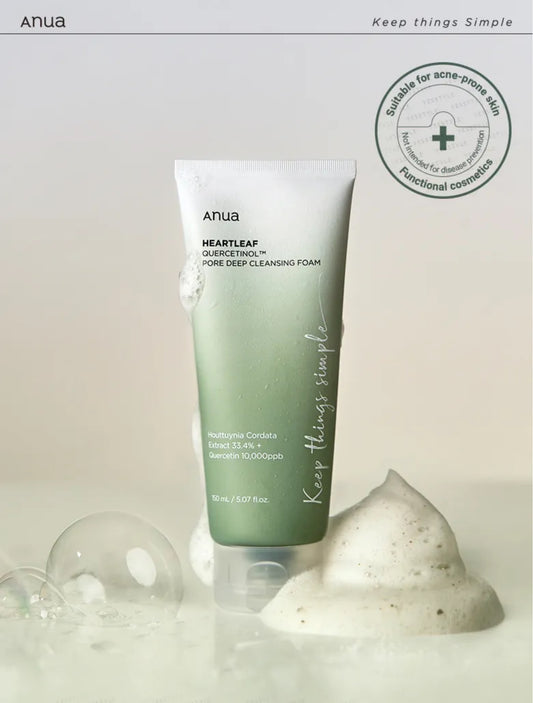 Anua - Heartleaf Quercetinol Pore Deep Cleansing Foam 150ml