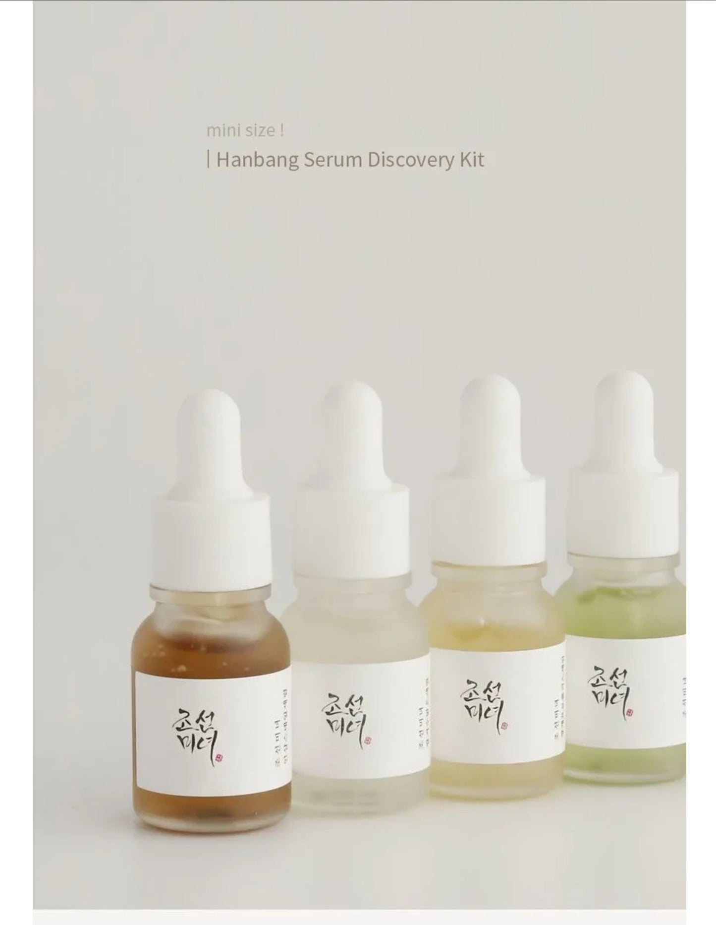 Beauty of Joseon - Kit Siero Hanbang Serum Discovery 10ml x4pcs