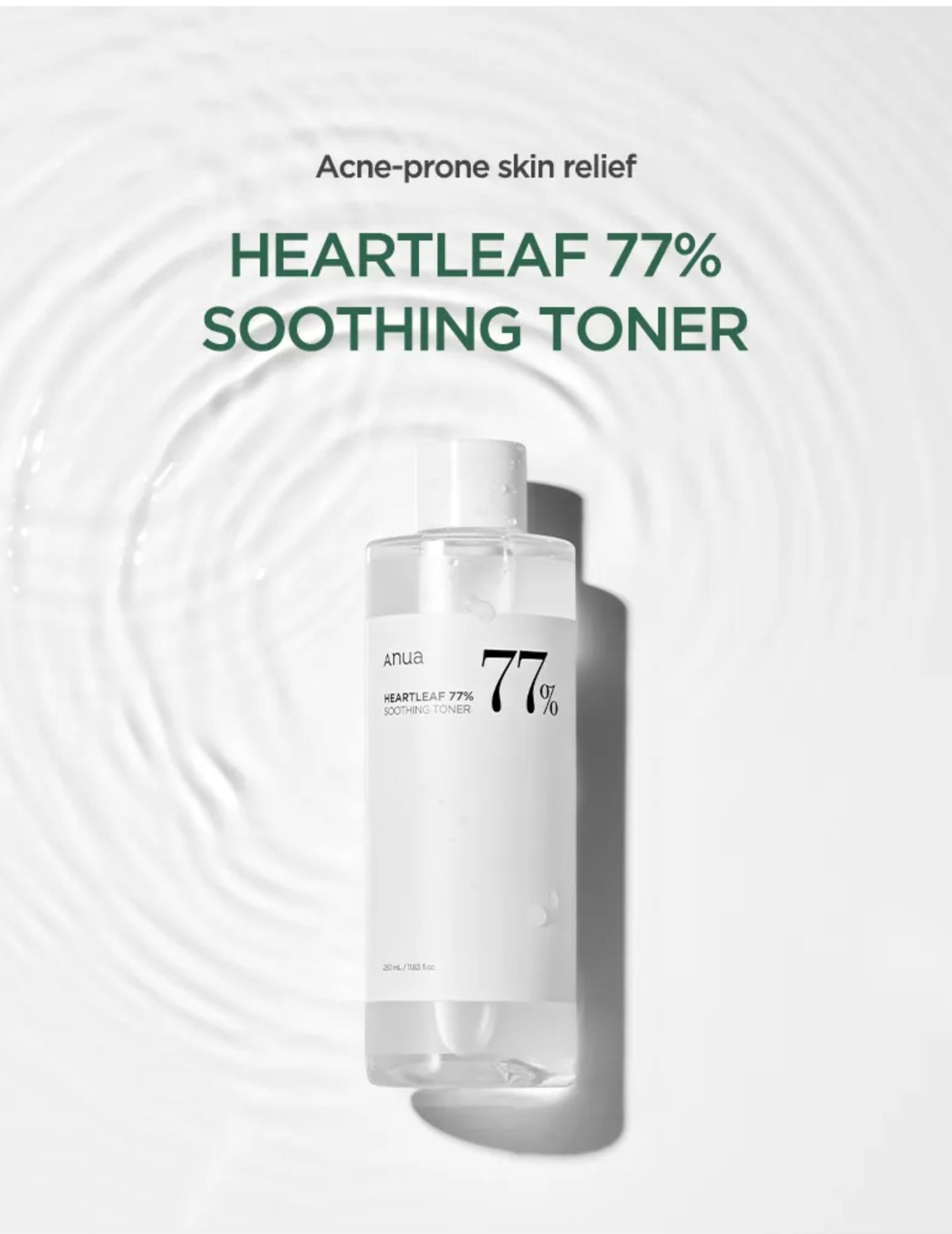 Anua - Heartleaf 77% Soothing Toner 250ml