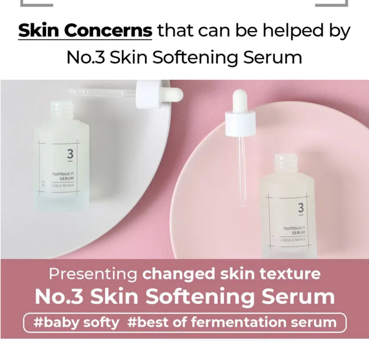 numbuzin - No. 3 Skin Softening Serum 50ml