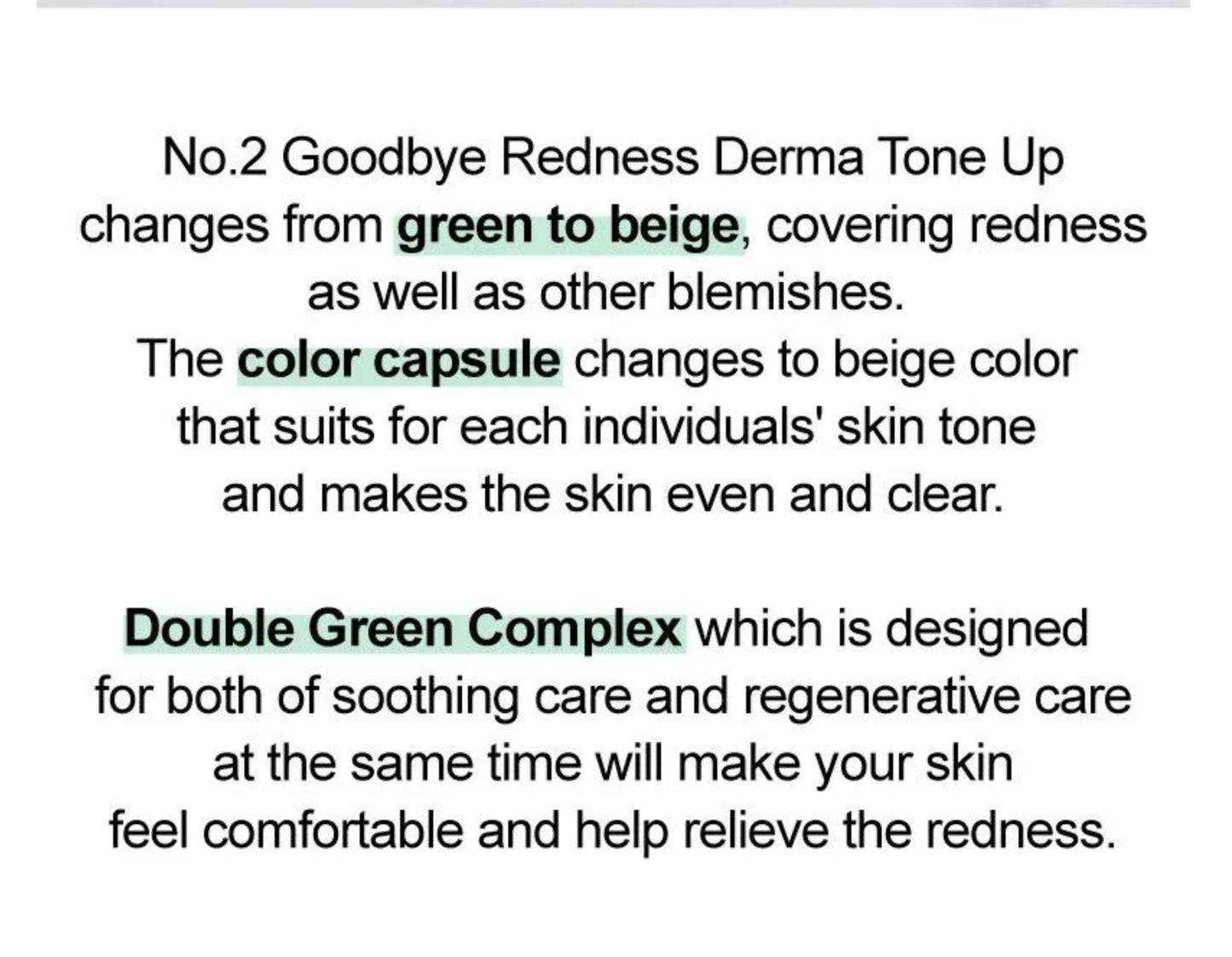 numbuzin - No.2 Goodbye Redness Derma Tone Up 50ml