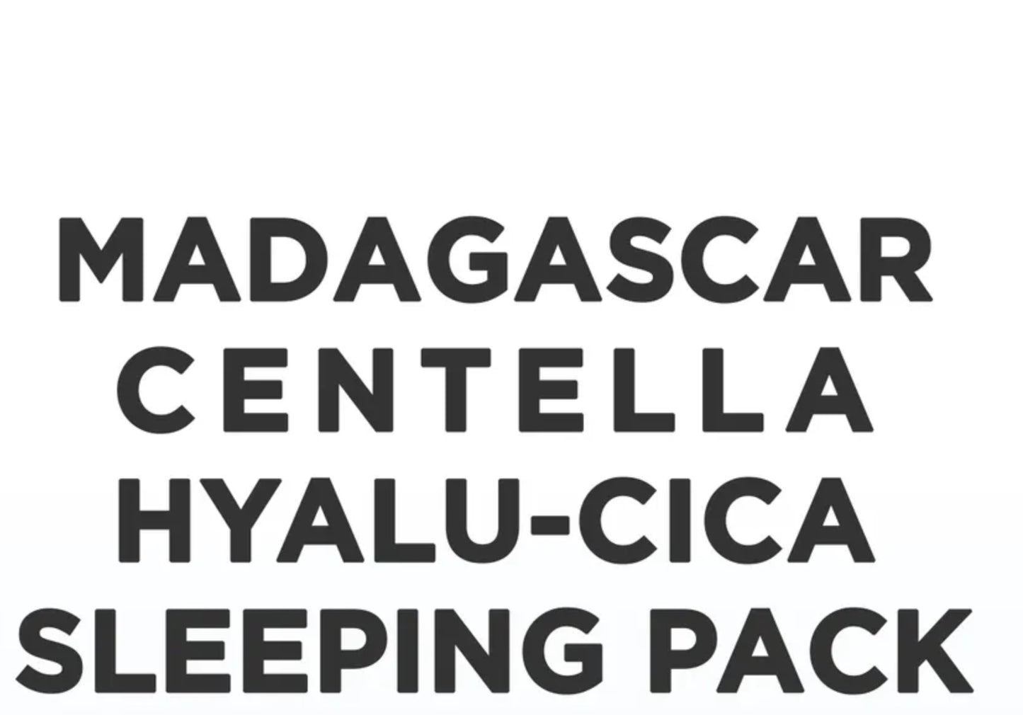 SKIN 1004 - Madagascar Centella Hyalu-Cica Sleeping Pack