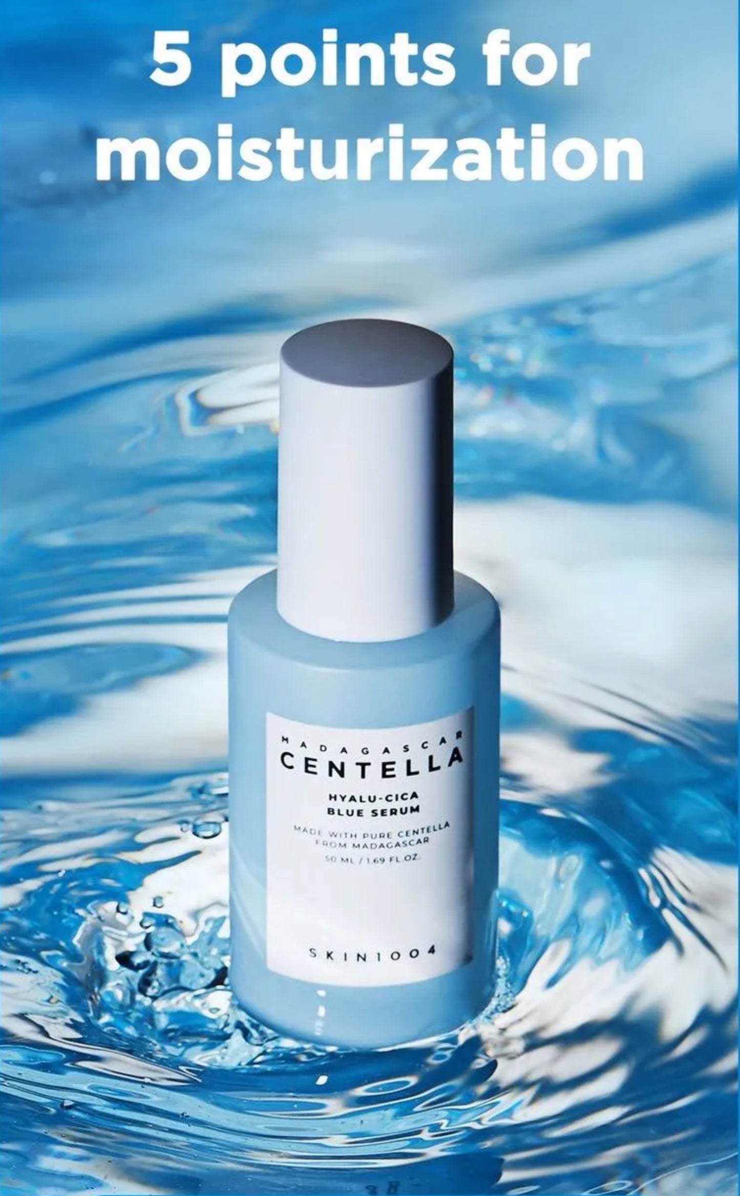 SKIN 1004 - Madagascar Centella Hyalu-Cica Blue Serum 50ml