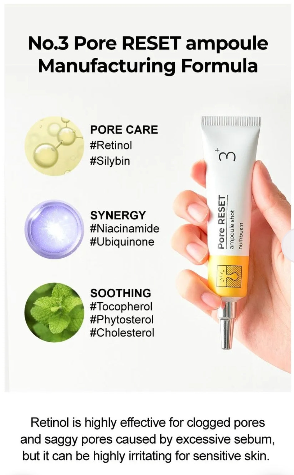 numbuzin - No. 3 Pore Reset Ampoule Shot
More from numbuzin 25ml