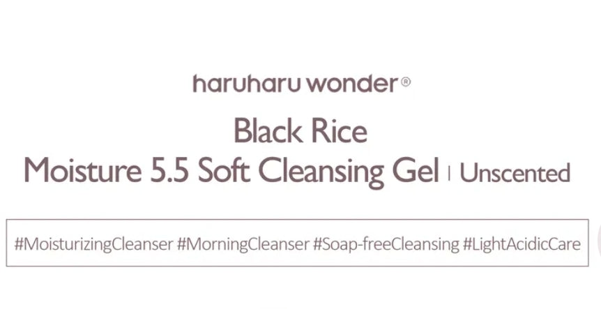 Haruharu WONDER - Black Rice Moisture 5.5 Soft Cleansing Gel 100ml