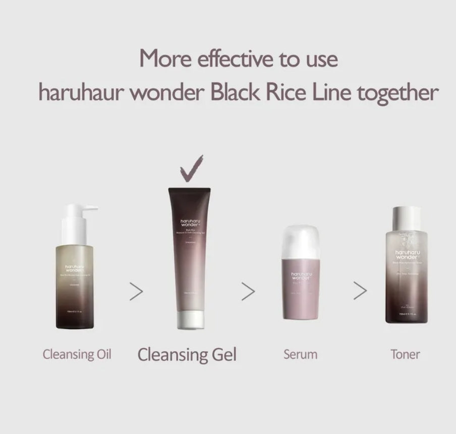 Haruharu WONDER - Black Rice Moisture 5.5 Soft Cleansing Gel 100ml