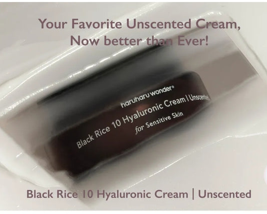 Haruharu WONDER - Black Rice 10 Hyaluronic Cream Unscented 50ml