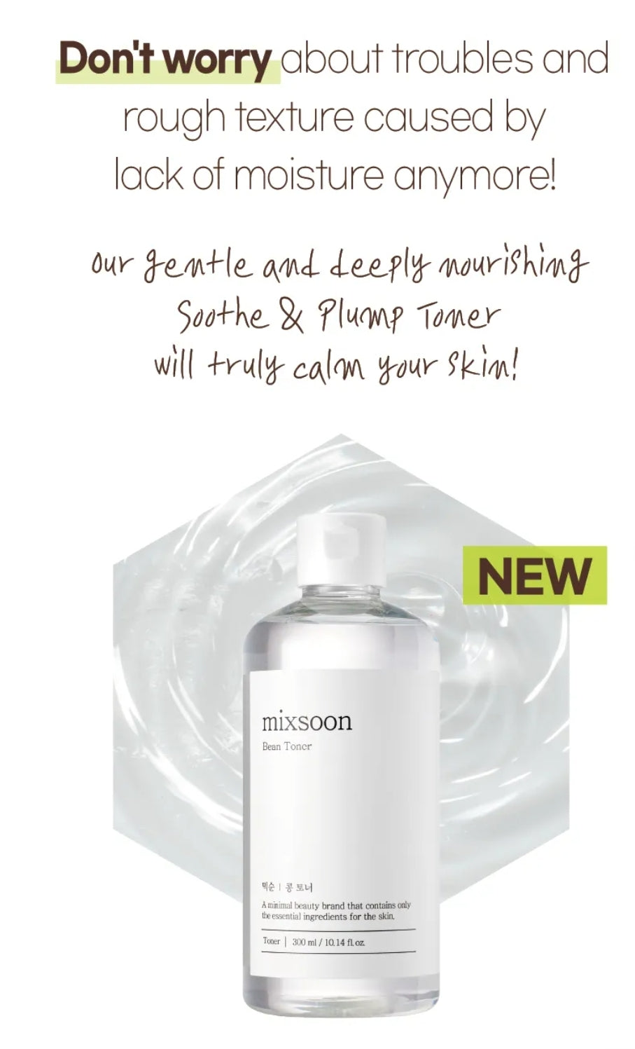 mixsoon - Bean Toner Mini 100ml