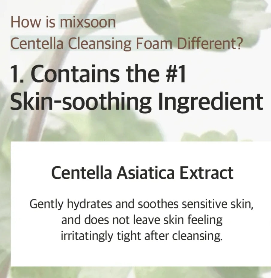 mixsoon - Centella Cleansing Foam 150ml