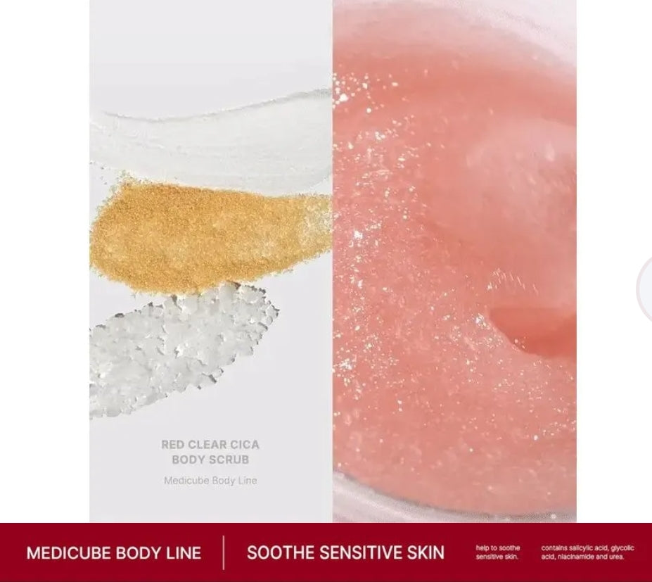 medicube - Red Clear Cica Body Scrub 270g