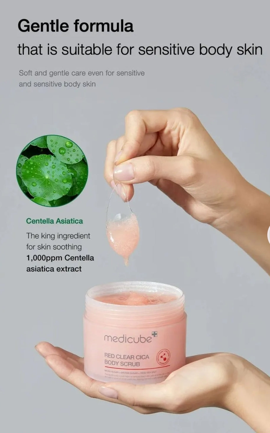 medicube - Red Clear Cica Body Scrub 270g