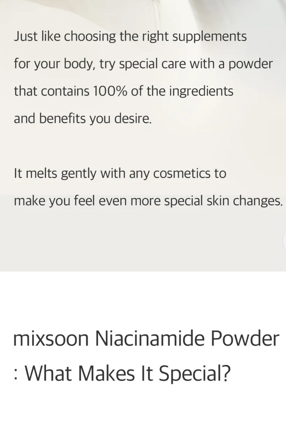 mixsoon - Niacinamide Powder 100gx10 sticks