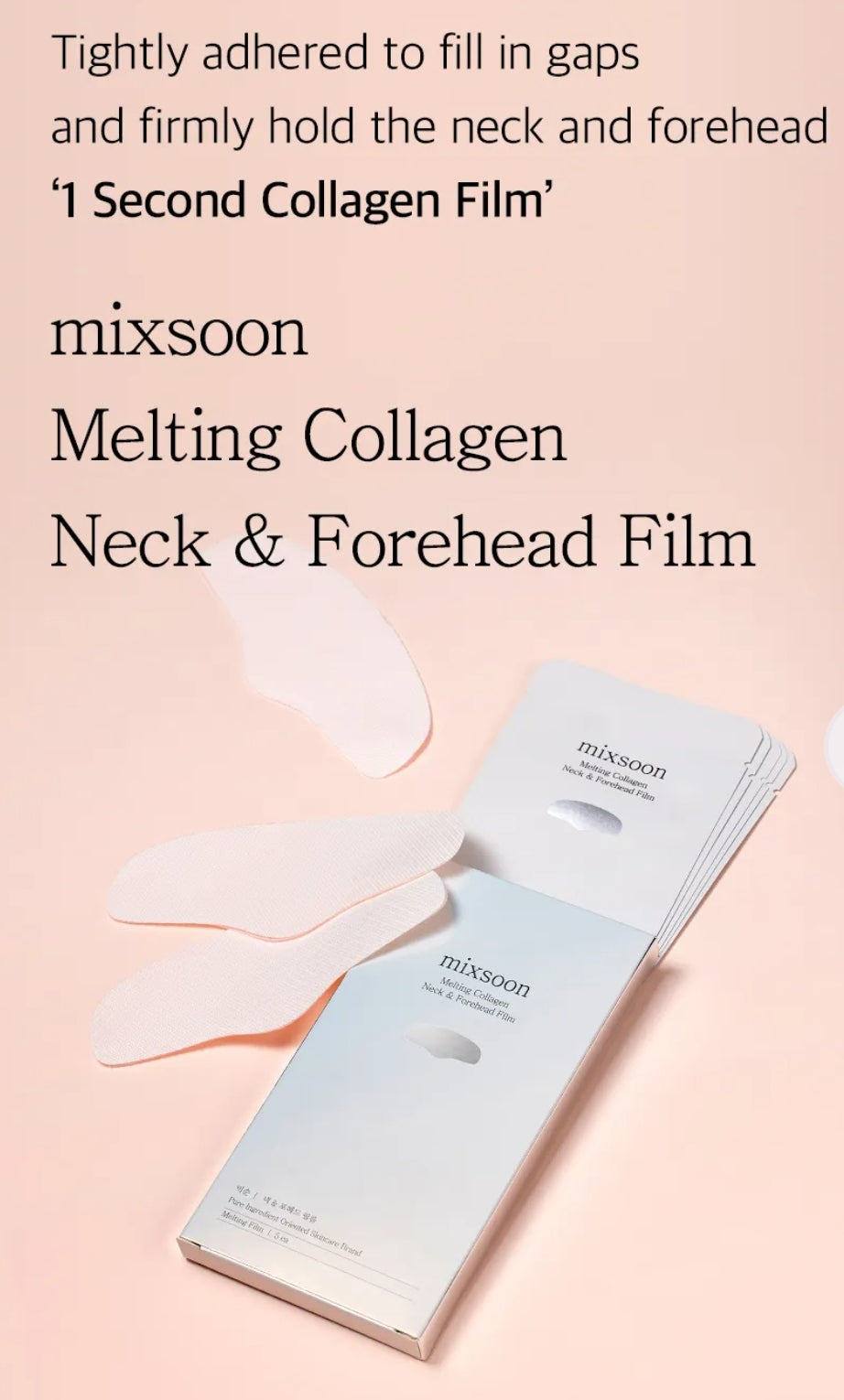 mixsoon - Melting Collagen Neck & Forehead Film 5 patches