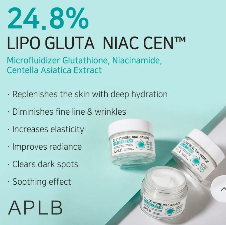 APLB - Glutathione Niacinamide Facial Cream 55ml