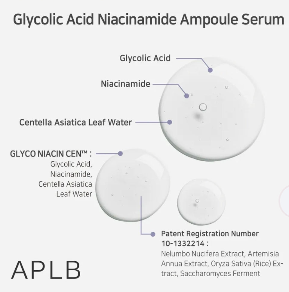 APLB - Glycolic Acid Niacinamide Ampoule Serum 40ml