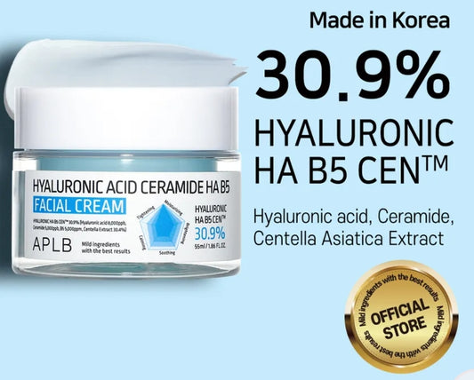 APLB - Hyaluronic Acid Ceramide HA B5 Facial Cream 55ml