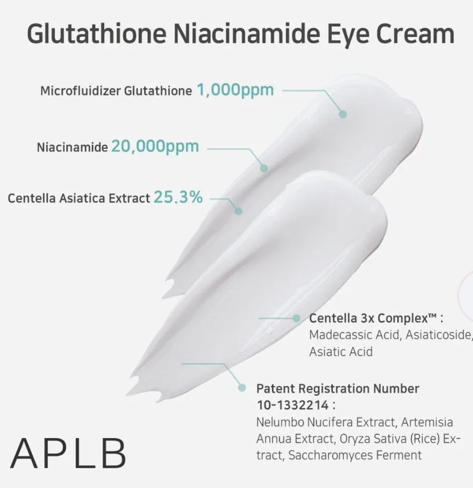 APLB - Glutathione Niacinamide Eye Cream 20ml