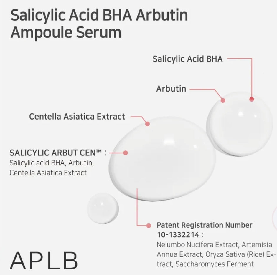 APLB - Salicylic Acid BHA Arbutin Ampoule Serum 40ml