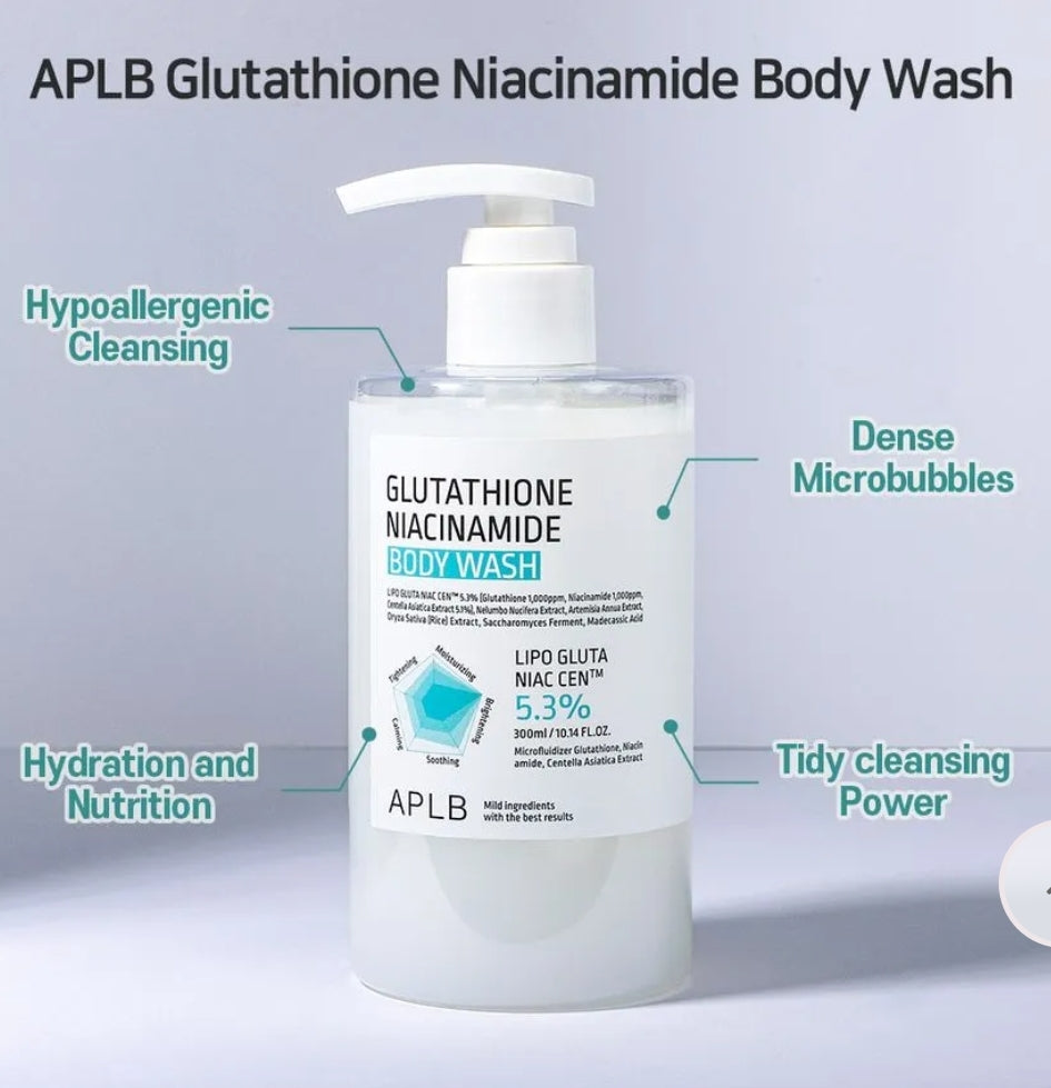 APLB - Glutathione Niacinamide Body Wash 300ml