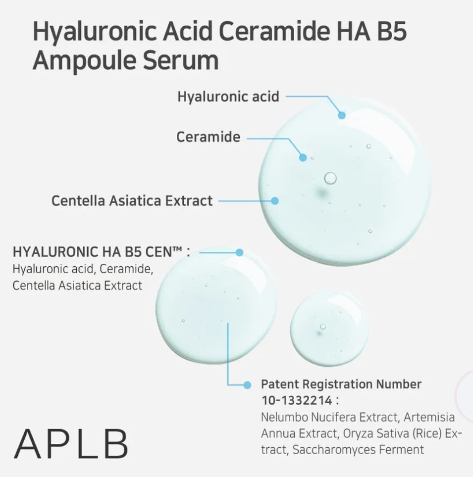 APLB - Hyaluronic Acid Ceramide HA B5 Ampoule Serum 40ml